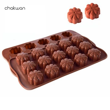 

15 holes Plum Flower Cake Candy Chocolate Silicone Moulds Tools 3D Fondant DIY Handmade Kitchen Baking Cookie Mold Accessories