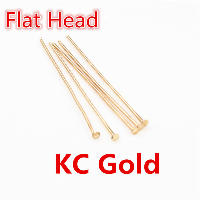 16 20 25 30 35 40 45 50mm Flat Head/Ball Head/Eye Head Pins Metal Headpins For Jewelry Findings Making DIY Supplies