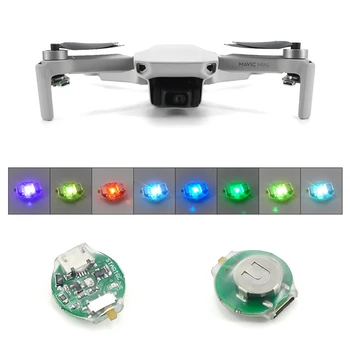 

2PCS Safe Rechargeble Signal Lamp Night Alarm Light for DJI Mavic Air 2 Drone Accessories Night Flying Spare