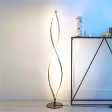 Современный напольный светильник светодиодный для гостиной напольный светильник для спальни серебристый черный металлический стоячий светильник s Внутреннее освещение украшение
