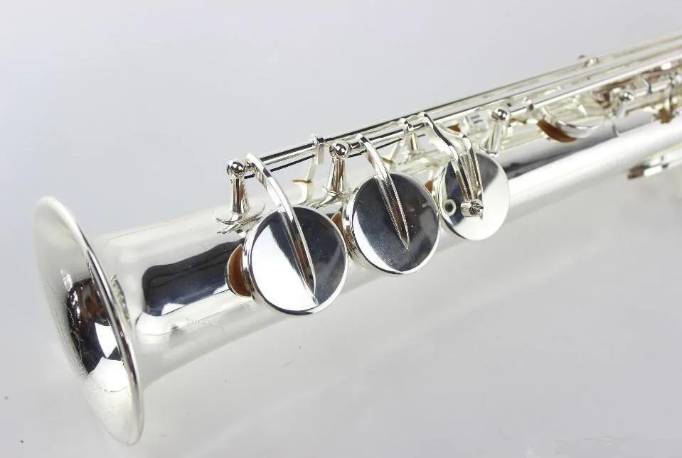 Высококачественный аналог саксофона сопрано с посеребренным покрытием B Sax