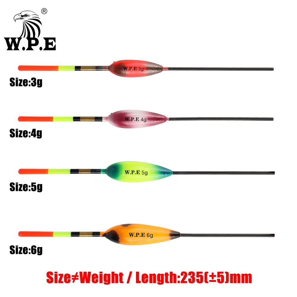 Fishing Float 5pcs/lot W.P.E Size 3g/4g/5g/6g Barguzinsky Fir Floats Buoy Bobber Fishing Floats Multicolor Tackle Pesca fishing tackle fishing float fishing floats fishing bobber fishing buoy