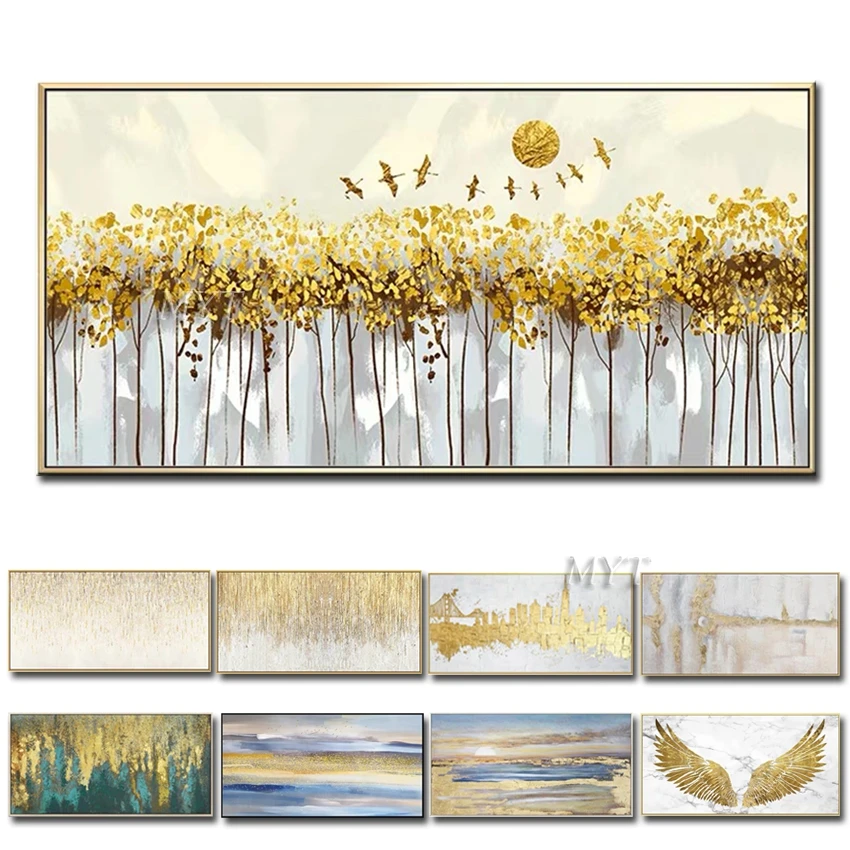 Günstige MYT Ölgemälde Auf Leinwand Für Wohnzimmer Wohnkultur Bilder Wand Kunst Gemälde Handmade Kein Gerahmte Bild 100% Handgemalte