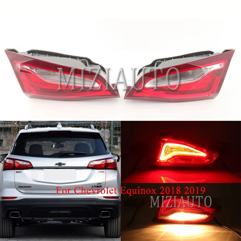 MIZIAUTO задний фонарь внутренняя сторона для Chevrolet Equinox задний стоп-сигнал задний бампер Предупреждение льная лампочка