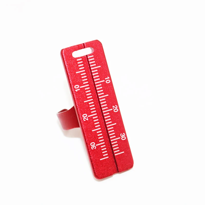 1 pcs red 1 шт. стоматологический инструмент из алюминиевого сплава красочные стоматологические кольца линейки корневого канала измерительный инструмент для эндодонтического стоматолога инструменты - Цвет: 1 pcs red