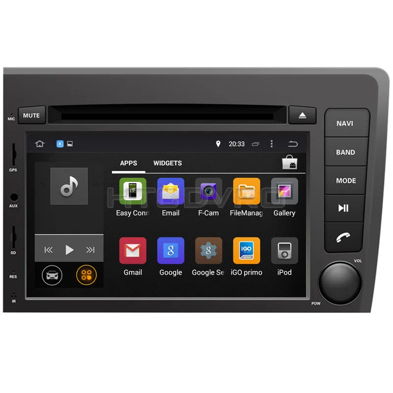 YMODVHT 7 дюймов 4G Восьмиядерный Android 9 0 1 автомобильный dvd плеер для Volvo S60/V70 2001 2002 2003 2004