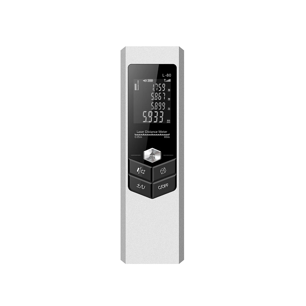 

80m Two ways Laser Distance Meter Laser Measure Distance Meter Smart Digital Laser Rangefinder With Angle Measure Rangefinder
