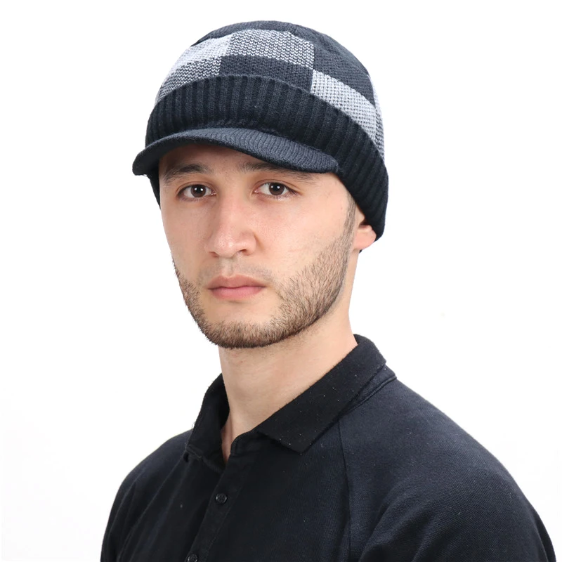 CAMOLAND Winter Hats Men Skullies 