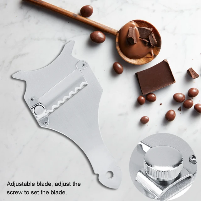 Stainless Steel Truffle Cheese Knife Blade Chocolate Shaver Wavy Blade  Dessert Cutter Knife Kitchen Gadges Chocolate