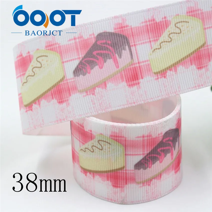 I-191007-2406 OOOT BAORJCT I-191007-2403, 38 мм, 10 ярдов конфеты тепловой передачи печатных корсажные ленты, свадебные украшения для вечеринки DIY материал - Цвет: I-191007-2406