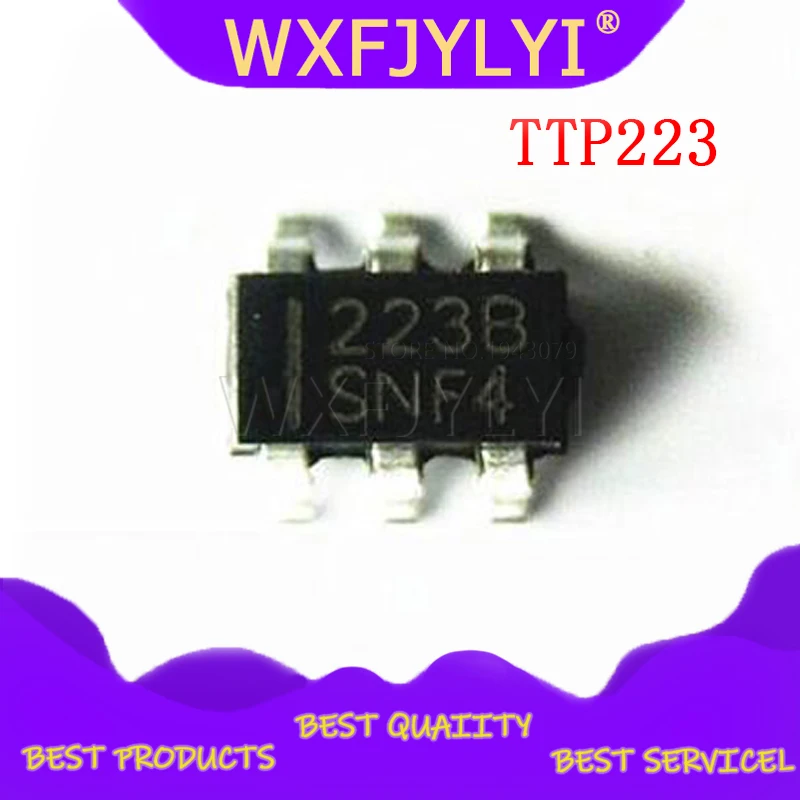 20 шт. сенсорное распознавание TTP223 223B 223 BA6 IC/сенсорное IC SOT-23-6 | Электронные