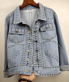 

Vintage denim jacket female 2019 new loose short coat