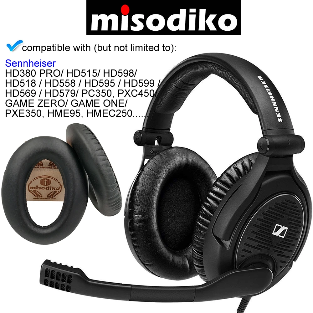 Misodiko Replacement Ear Pads Cushion For Sennheiser Hd598 Hd555 Hd558 Hd559 Hd595 Hd599 Hd569 Hd579 Hd515 Hd518 Game One Zero Earphone Accessories Aliexpress