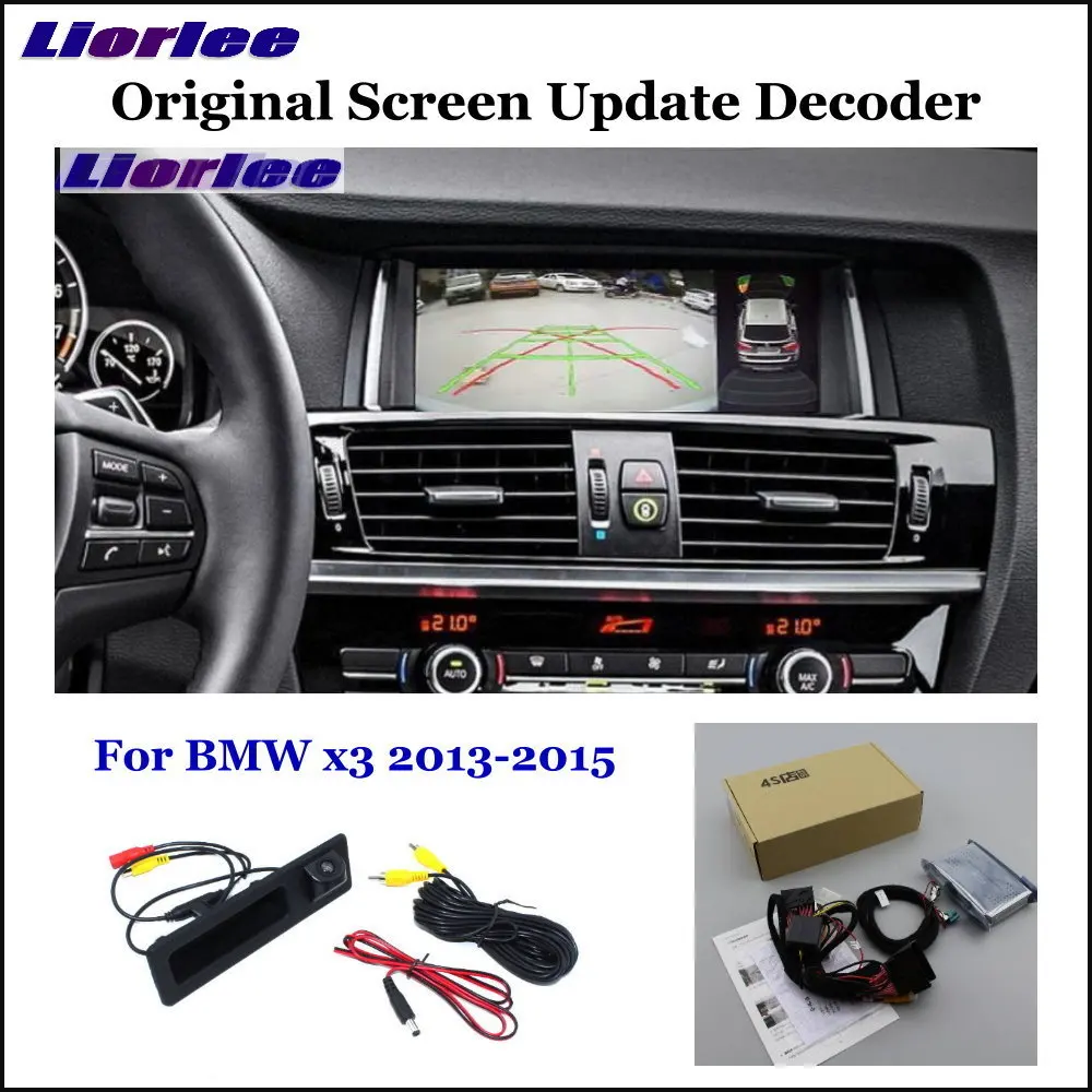 Car Rear View Backup Camera For BMW X3 F25 2013 2020 Reverse Parking CAM Full HD CCD Decoder
