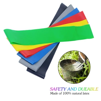 

7 Color Resistance Bands Workout Fitness Gym Equipment Exercise Latex Pilates Yoga Gym Strength Training Athletic Bands