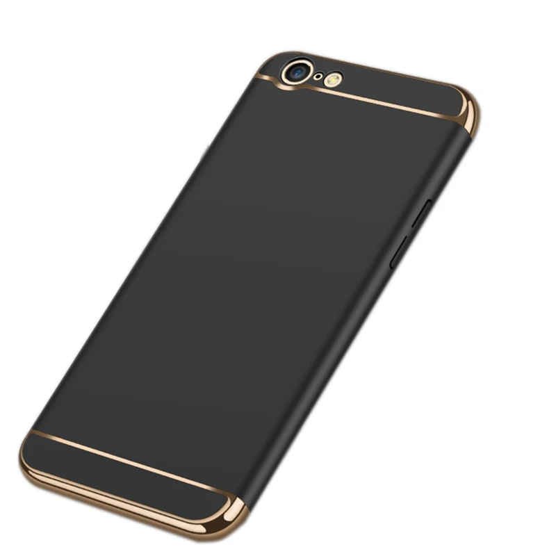 Phone Cases Gold Plating Case for Vivo Y51 Y55 Y66 V5lite Y67 V5 V5S Luxury Armor Full Shockproof Back Phone Covers Shell