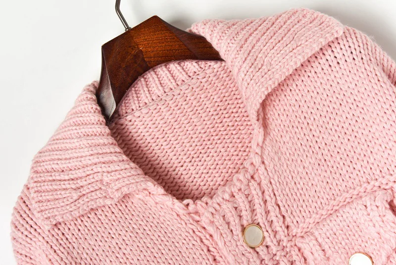 WHITNEY WANG осень зима мода уличная пуговицы женский кардиган джемпер pull femme sueter mujer invierno
