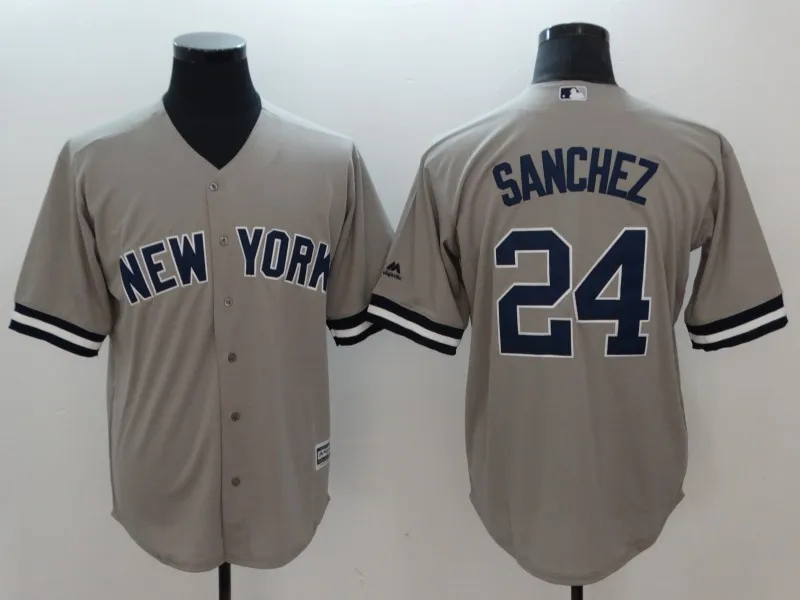Нью-Йорк Все сшитые мужчины Mariano Rivera 42 Giancarlo Стэнтон 27 Didi Gregorius 18 Gary Sanchez 24 Luis Severino 40 Джерси - Цвет: AS photo