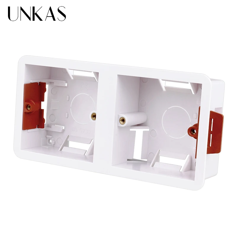 86 Type 1/ 2 Gang Dry Lining Box Gypsum Board Plasterboad Drywall 35mm Depth Wall Switch Socket Cassette 146mm 172mm