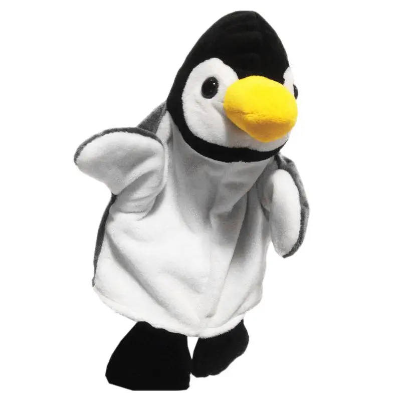 

Marine Animal Hand Puppet Penguin Octopus Seal Plush Glove Children Adults Toy 203E