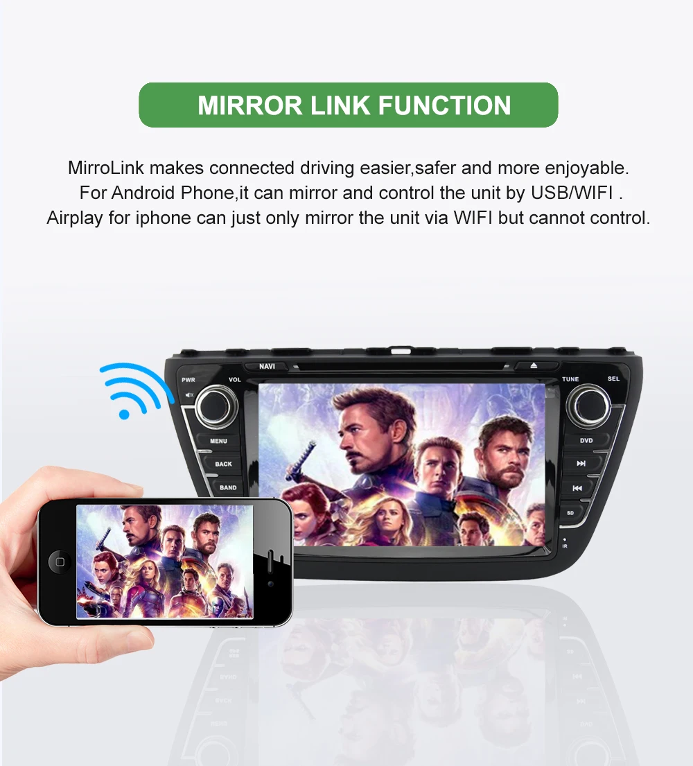 Bonroad 2din Android 9,0 автомобильный dvd-плеер для Suzuki SX4 S-cross Scross gps навигация автомобильный мультимедийный плеер Радио RDS