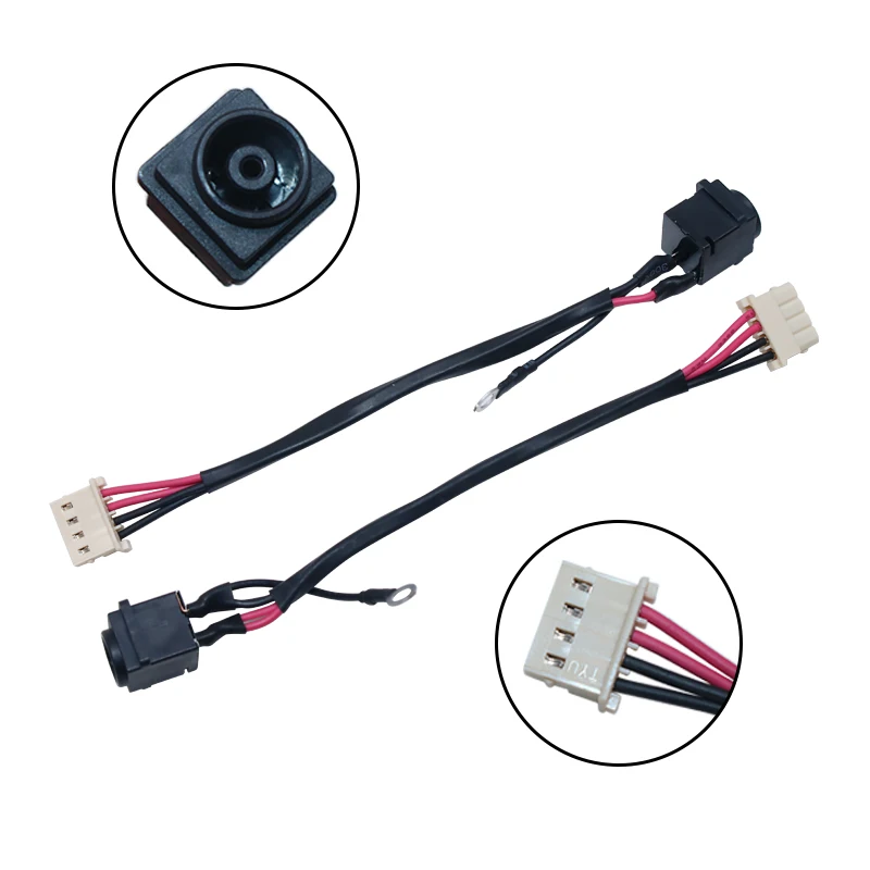 New Laptop DC Power Jack Charging Cable Wire Cord Connector Plug Port For Sony Vaio VPCEH VPC-EH VPCEH1AFX/B Laptop Power Jack