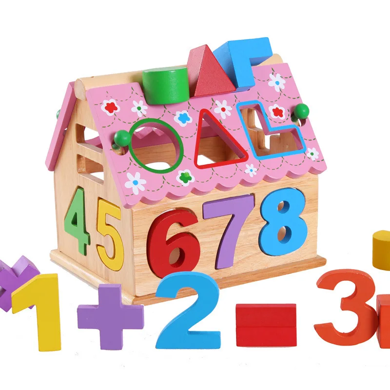 

Youdele Geometry Line-shape Box Numbers House Acumen Estates Are Shape Matching Intelligence Box Baby 1-3 Years Old Toys Teachin