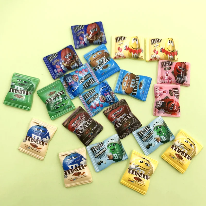 200 шт. оптовая продажа японских мультяшных каучуков M Beans Candy Кабошон с плоским