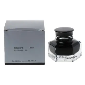 

50ml Non Carbon Black Fountain Pen Ink Refill Glass Bottled Fluency Writing School Supplies