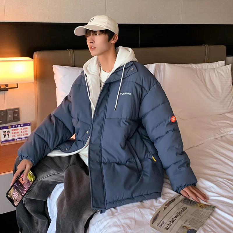 オンラインストア初売 男性用フード付きパッチワークジャケット 韓国のファッション カップル用衣類 厚手のバブルコート ストリートウェア 冬 Parkas 販売最安価格 Blancoynegro Com Co オンラインストア初売 男性用フード付きパッチワークジャケット 韓国のファッション カップル用衣類 厚手のバブルコート ストリートウェア 冬 Parkas 販売最安価格 Blancoynegro Com Co