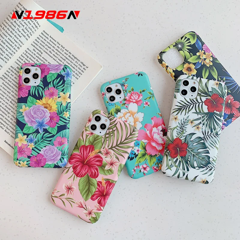 N1986N Colorful Floral Cases For iphone 11Pro Max X XR XS Max 6 6s 7 8 Plus SE 2020 Plants Banana Leaves Phone Case For iphone X N1986N Colorful Floral Cases For iphone 11Pro Max X XR XS Max 6 6s 7 8 Plus SE 2020 Plants Banana Leaves Phone Case For iphone X