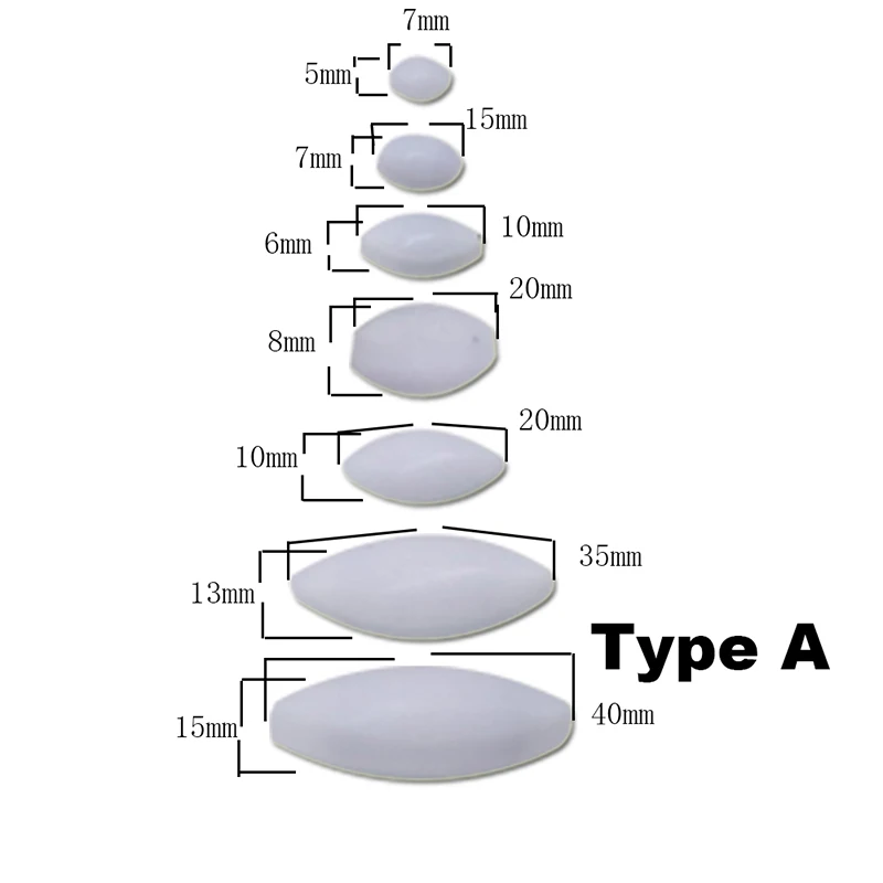 IKEME Magnetic Stirrer Bar 7pcs/set PTFE Mixed Size Magnetic Stirrer Mixer Stir Bars Laboratory Supplies