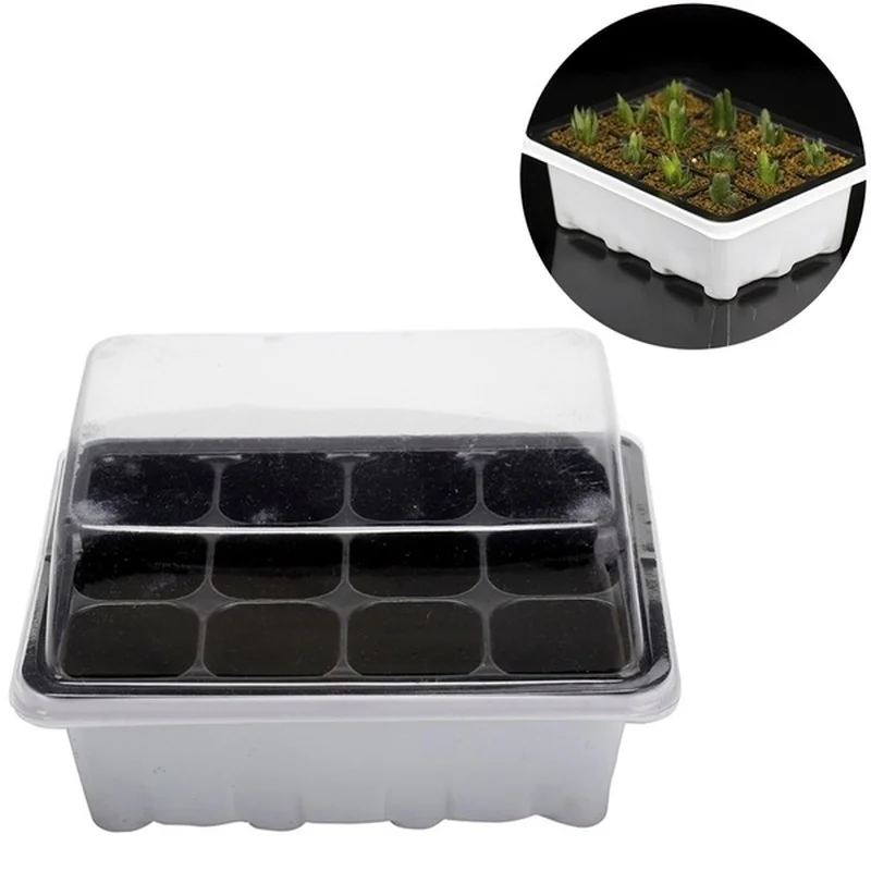 Практичный 12 ячеек отверстие открытый детский горшок семена растений коробка для выращивания садовые инструменты