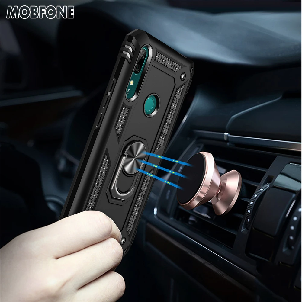 

Armor Shockproof Case For Huawei Y5 Y6 Y7 Y9 Prime 2019 Fundas Heavy Duty Car Magnetic Ring Holder Cover Y6 Y7 Pro 2019 Cases