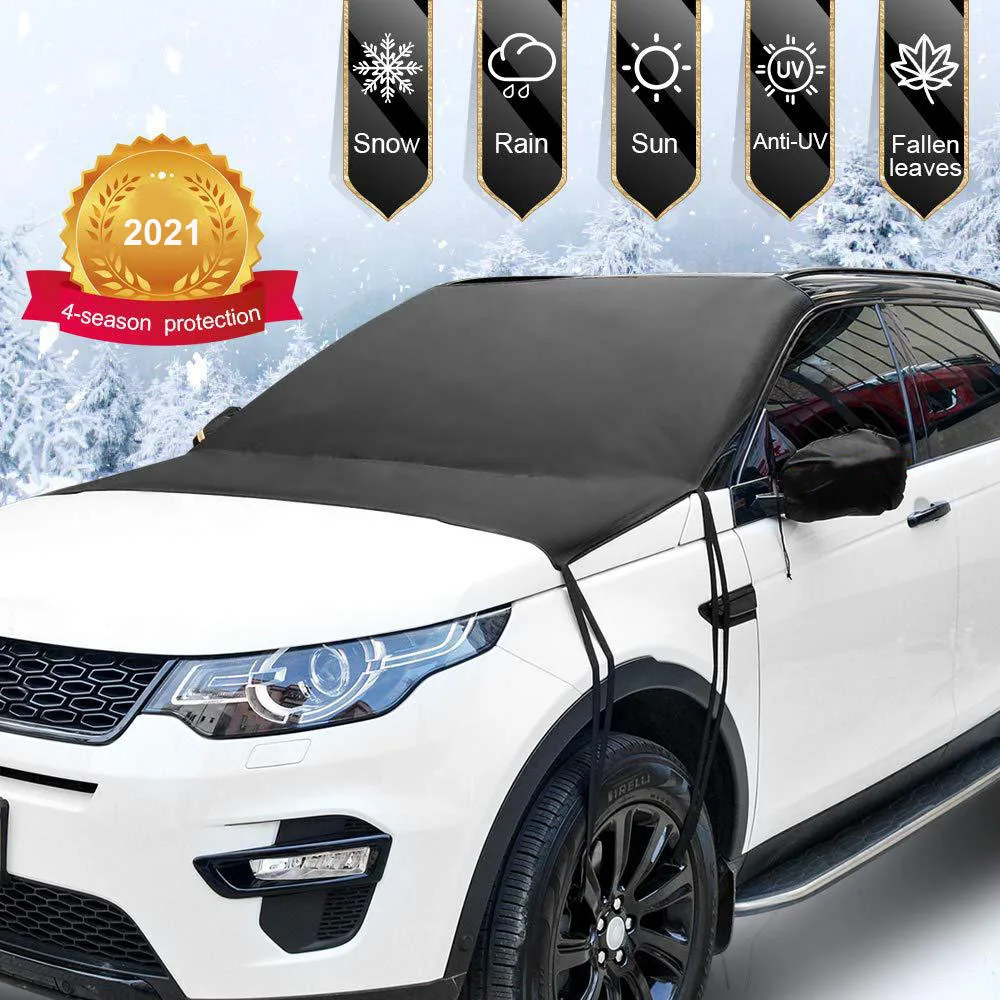 Universal Car Snow Shield Sunshield for Front Windshield Car Cover Frost Dust Waterproof Protection Outdoor Exterior Protector