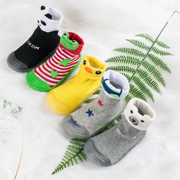 

2020 Winter Infant Newborn Baby Boys Girls Cartoon Winter Boots Prewalker Warm Non-slip Shoes Sapato Infantil Kids shoes New