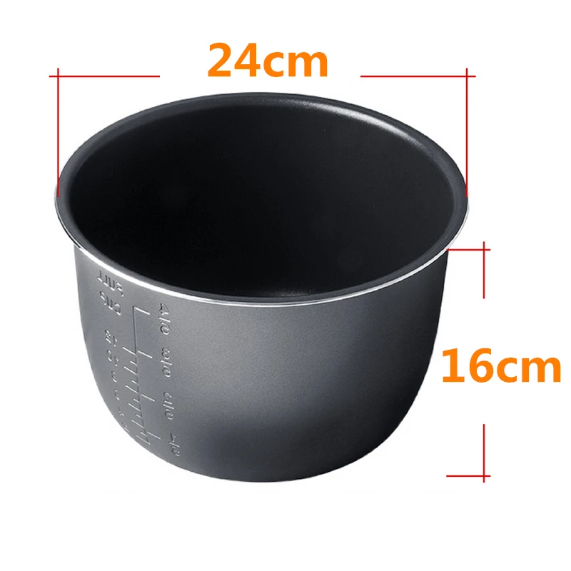 6L Electric Pressure Cooker Inner Pot for Philips HD2107 HD2137 HD2138 HD2139 Parts Replacement