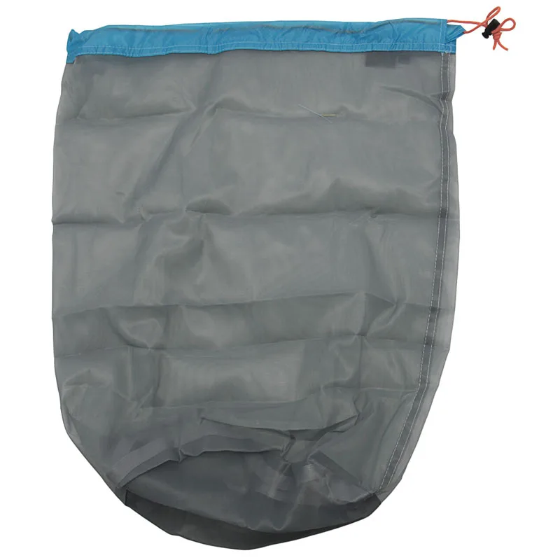 

Drawstring Mesh Stuff Storage Bag for Tavelling Camping Fishing Sports