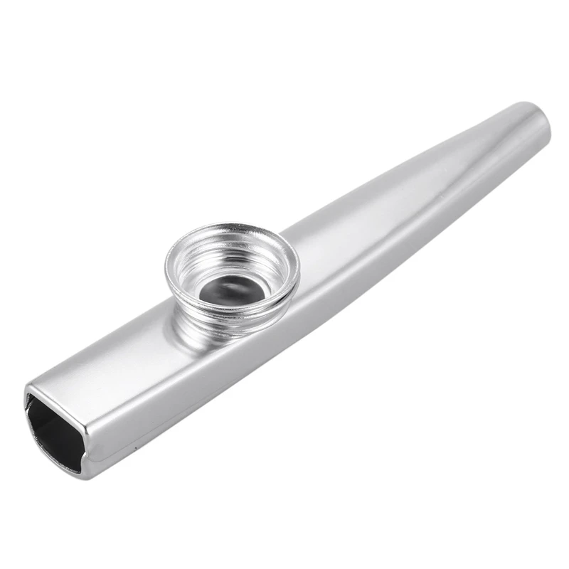 1 Набор деревянных kazoo s, изысканный инструмент, легко и веселиться для детей и людей, Hum Song& 1 шт. Серебряный kazoo алюминиевый сплав