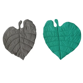 

Leaf Shape Baby Play Mat Cartoon Infant Room Decor Blanket ping