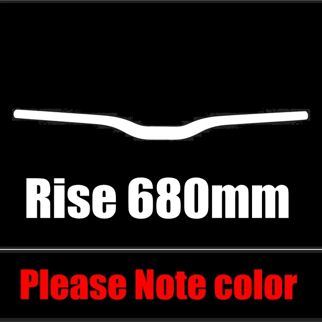 Tell us color 680mm TOMTOU углеродный Горный Руль для велосипеда руль MTB части 3k глянцевый - Цвет: Tell us color 680mm