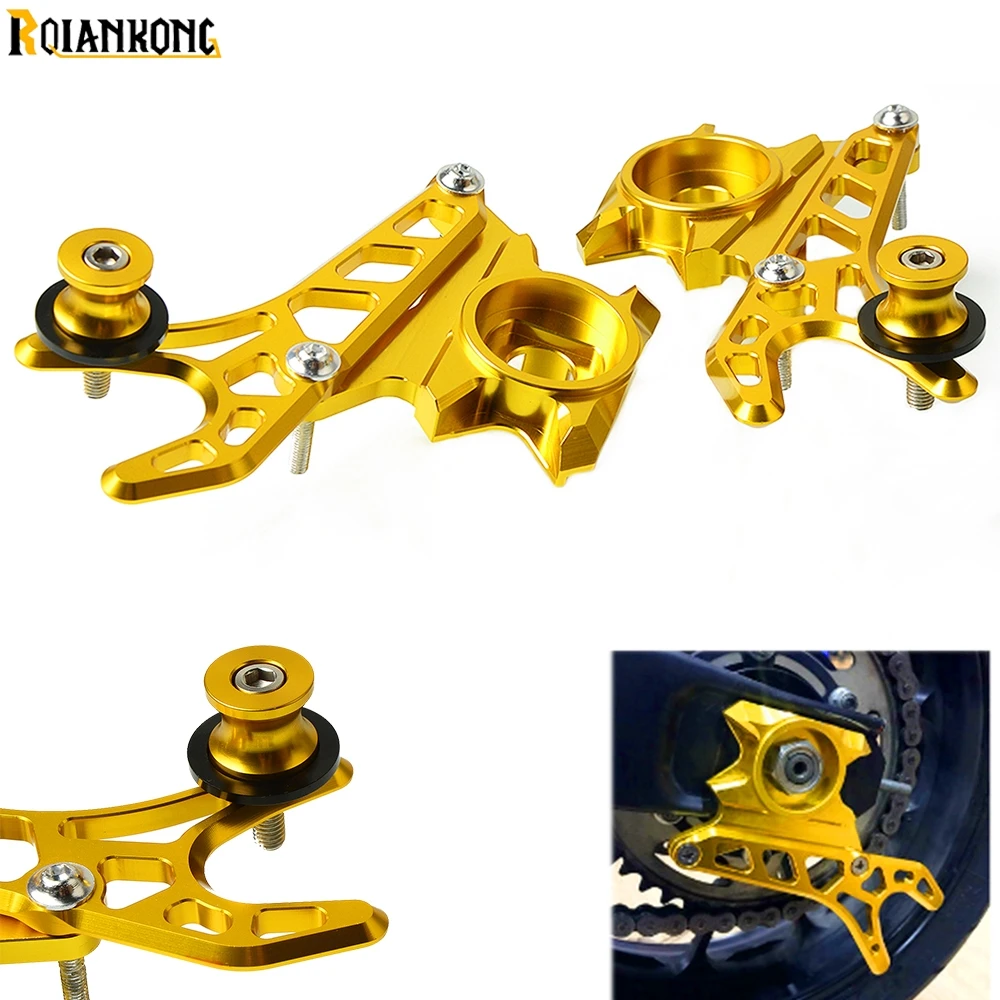 Мотоциклетный ЧПУ Алюминиевый задний колесный осевой штатив с крючком для