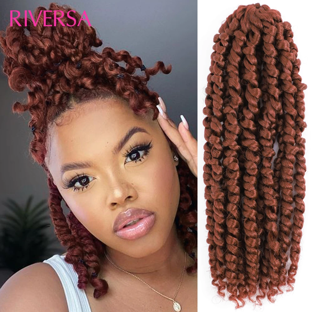 3/6/7packs 10 Inch Passion Twist Hair Pre-twisted Passion Twist Crochet Hair  Pre-looped Crochet Braids 1b 2 350 Ombre 27 30 613# - Synthetic Braiding  Hair(for Black) - AliExpress