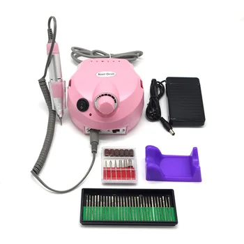 

35000RPM full Pink nail drill machine safety nail art equipment for carving, sanding, polishing, shaping and so on