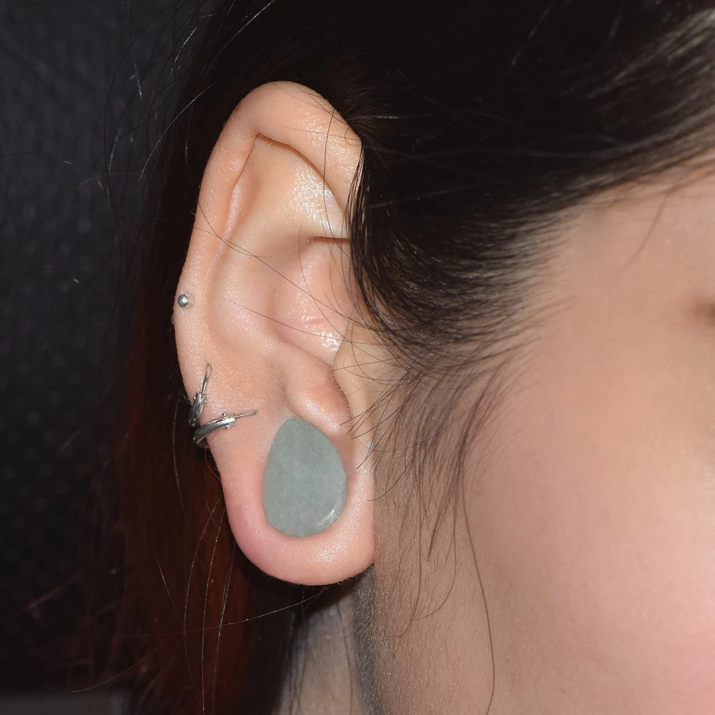 Nevelig Ambassadeur een 1pc Fashion Stone Teardrop Ear Plugs Tunnel Piercings Plugs Earring Gauges  Ear Expanders Stretcher Plug Ear Body Piercings Ring - Stud Earrings -  AliExpress