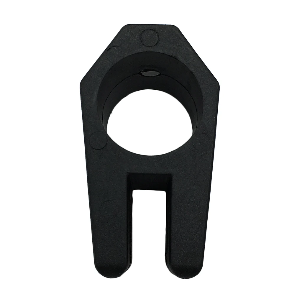 Boat Jaw Slide Hinged Frame Hinge Rail Mount Nylon with Bolt 1/4' Black