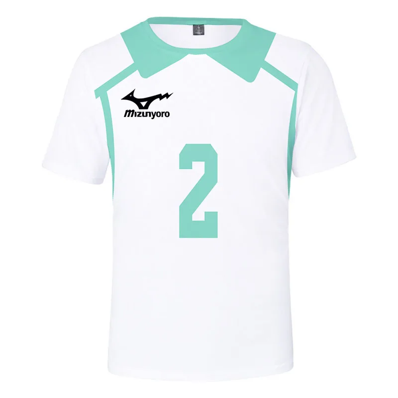 Костюм Haikyuu! Футболка для косплея Oikawa Tooru Aoba Johsai топы Волейбольного клуба