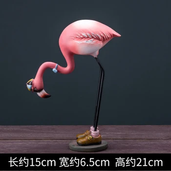 

BIRD MONEY WINE CABINE FLAMINGO CREATIVE WEDDING GIFT PRACTICAL LIVING ROOM PORCH WINE CABINET HOME DECORATION CRAFTS STATUE