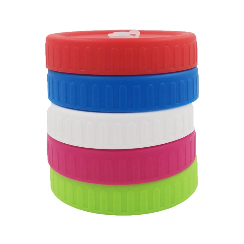 5 шт. ассорти цветов Мейсон горшок покрытие для крышки питьевой крышка бутылки