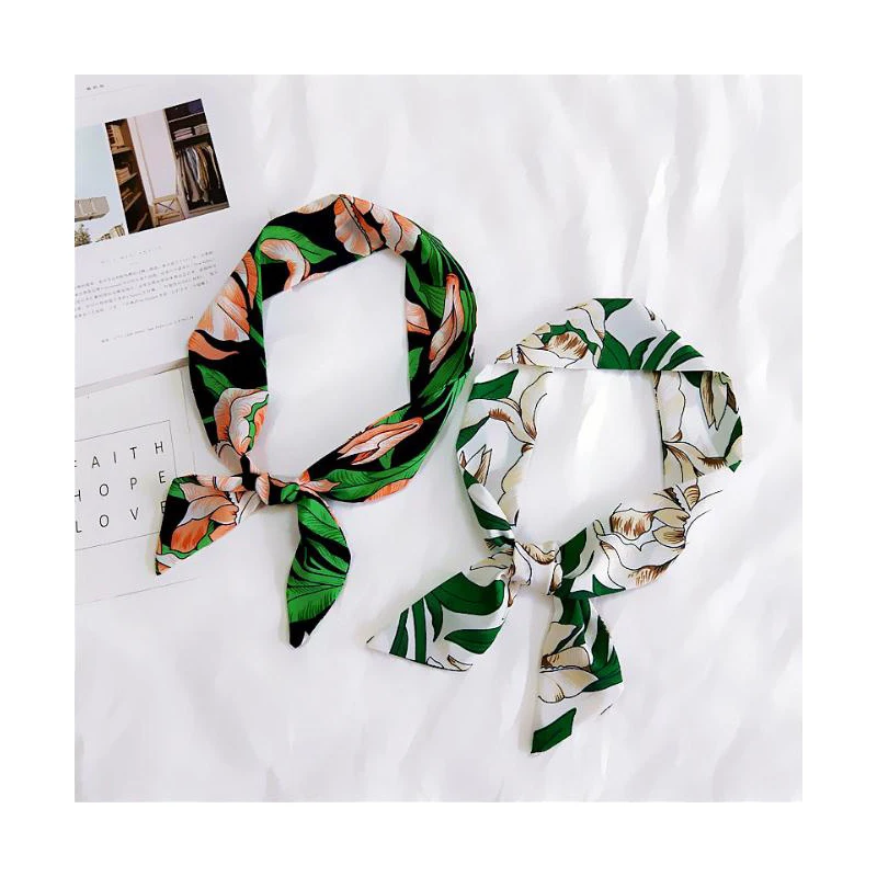 

New luxury brand bags Scarf women's silk scarfs fashion lady square scarves soft shawls Boho color bandana Wholesale CS013